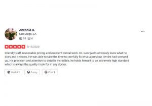 Dr George's Yelp Reviews
