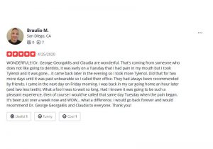 Dr George's Yelp Reviews