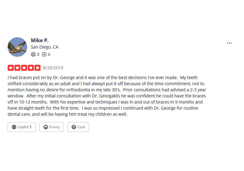 Dr George's Yelp Reviews