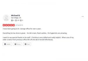 Dr George's Yelp Reviews