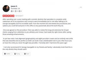 Dr George's Yelp Reviews