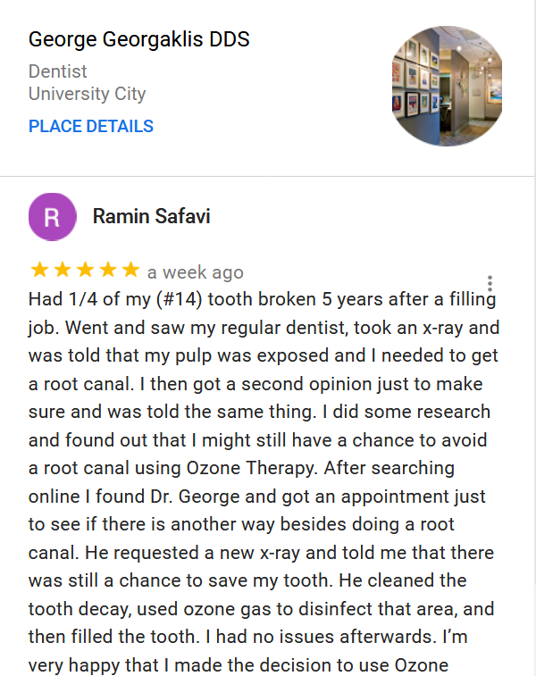 Ramin Safavi Ozone Therapy Review