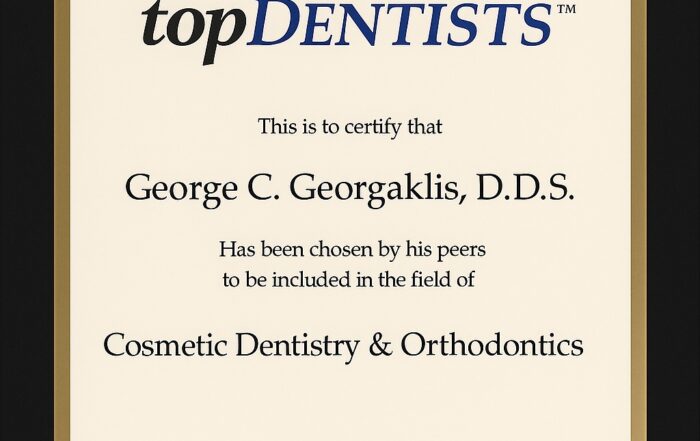 Dr George Georgaklis Top Dentist 2025