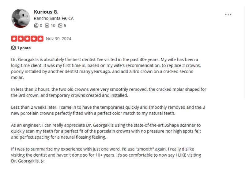 GEORGE GEORGAKLIS DDS Review Kurious G