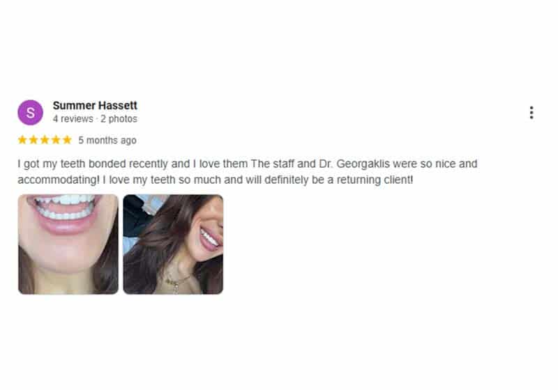GEORGE GEORGAKLIS DDS reviews Summer H
